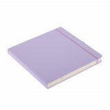 Блокнот для зарисовок Sketchmarker 140 г/кв.м 20х20cм 80л твердая обложка, фиолетовый пастельный