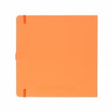 Блокнот для зарисовок Sketchmarker 140 г/кв.м 20х20cм 80л твердая обложка, неоновый апельсин
