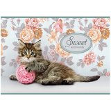 Альбом для рисования 12л. А4 на скрепке "Питомцы. Sweet pets", блок 100 г/м.кв., обл. офсет