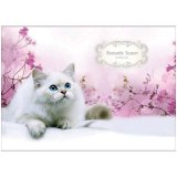 Альбом для рисования 16л. А4 на скрепке "Кошки/Собаки. Romantic season", блок 100 г/м.кв.