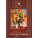 Планшет для акварели Лилия Холдинг 20л. А4 "Палаццо.К.Моне.Цветы", 200г/м.кв., с хлопком 50%,