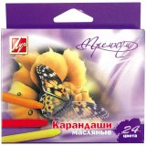 Карандаши масляные Луч "Премиум", 24 цвета