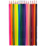 Карандаши цветные Maped "Color Peps" 15 цветов + 3 флуоресцентных, трехгранные, пластиковый пенал