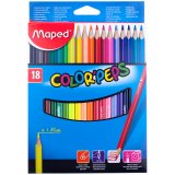 Карандаши цветные Maped "Color Peps" 18 цветов трехгранные