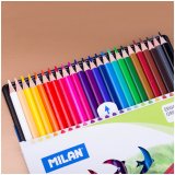Карандаши цветные Milan "231" 24 цвета, трехгранные 0722324