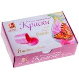 Набор акриловых красок Луч 6 цветов, перламутр, 15 мл