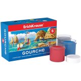 Гуашь "Erich Krause" 6 цветов, 20мл