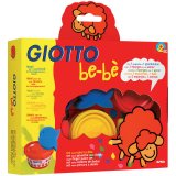 Краски пальчиковые "GIOTTO Be-Be Super Finger Colours" набор: 3 шт, спонжи, фартук