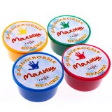 Краски пальчиковые "Малыш", 4 цвета, 90мл/ банка