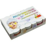 Краски пальчиковые "Перламутровые", 6 цветов, 360г
