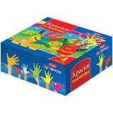 Краски пальчиковые "Радуга", 4 цвета, 400г