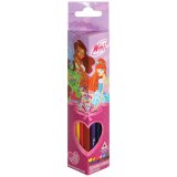 Карандаши "Winx" 12 цветов трехгранные