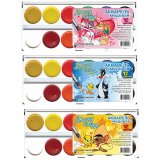 Акварель "Looney tunes" 12 цветов, без кисти, пласт упак
