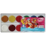 Акварель "Winx" 12 цветов, без кисти, пласт упак