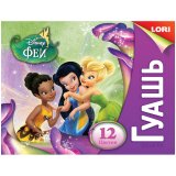 Гуашь Disney "Феи" 12 цветов, 20мл, картон