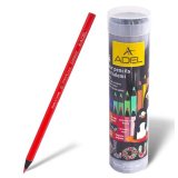 Карандаши цветные ADEL "Colour", 24 цветов, черное дерево, алюминиевый тубус