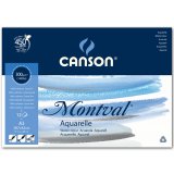 Альбом для акварели Canson Montval 300г/м.кв 29.7x42см 12л Фин