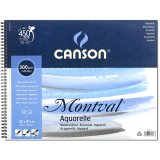 Альбом для акварели Canson Montval 300г/м.кв 32x41см 12л Фин