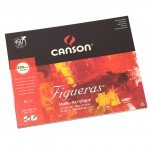 Альбом для масла Canson Figueras 290г/м.кв 46x38см 10л Зерно холста