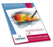 Альбом для масла и акрила Canson Huile&Acrylique 290г/м.кв 14.8x21см 10л