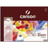 Альбом для пастели Canson Mi-Teintes 160г/м.кв 24x32см 16л №335 белый 200277261