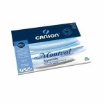 Блок для акварели Canson Montval 300г/м.кв 19x24см 12л