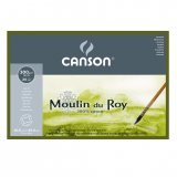 Блок для акварели Canson Moulin du Roy 300г/м.кв 30.5x45.5см 20л Фин
