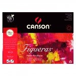 Блок для масла Canson Figueras 290г/м.кв 33x24см 10л Зерно холста