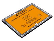 Блок для акварели Arches 300г/м.кв 18x26см 20л Торшон