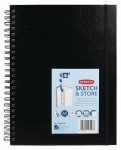 Блокнот Derwent для зарисовок Sketch&Store 165г/кв.м 21x29.7см 56л