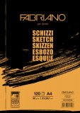 Блокнот для эскизов на спирали Fabriano "Schizzi" А4 120 л 90г/м.кв
