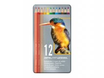 Набор цветных карандашей Kingfisher 12 цветов в металлической упаковке