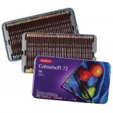 Набор цветных карандашей Coloursoft 72 цвета в металлической упаковке