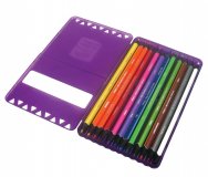 Набор цветных карандашей Derwent Academy Flip 12 цветов в пластиковой упаковке