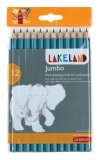 Набор чернографитовых карандашей Derwent Lakeland Jubmo 12 цветов в блистере