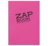 Блокнот Clairefontaine ZAP BOOK (Склейка, А6, 160л, 80г) Голубой, Малиновый, Лиловый, Оранжевый