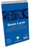 Блокнот Clairefontaine DESSIN CROQUIS (Спираль, для сухих техник, А5, 160г, 35л) Белый