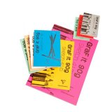 Блокнот Clairefontaine GRAFT IT (Склейка, перфорация, для сухих техник, А4, 90г, 80л) Розовый